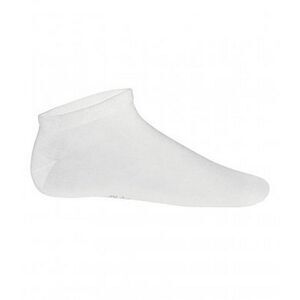 Kariban Proact Womens/Ladies Low Cut Bamboo Blend Sports Socks / White
